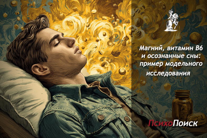 Магний, витамин B6 и осознанные сны: пример модельного исследования 